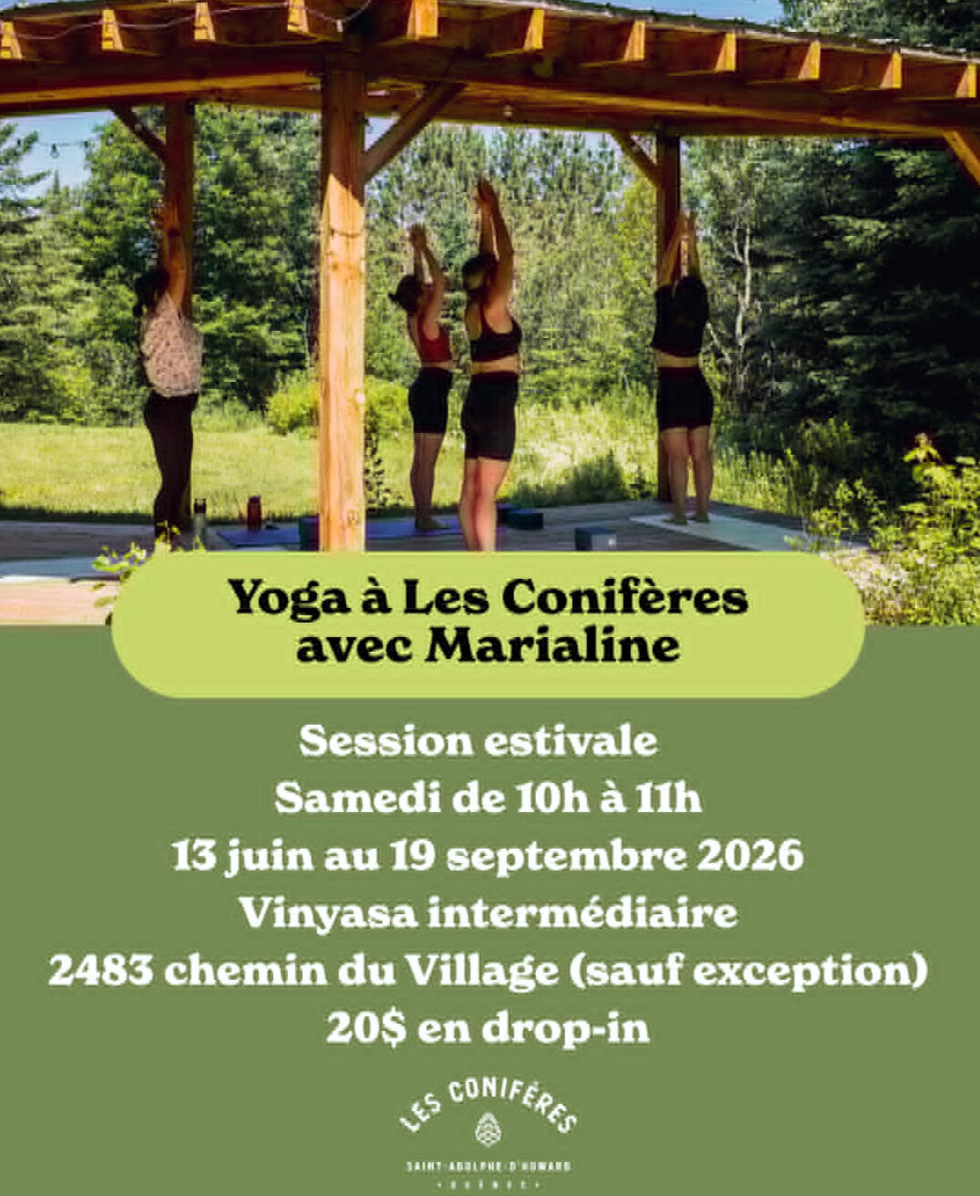 Les Conifères - Gîte, Café et Boutique à Saint-Adolphe-d'Howard, Québec